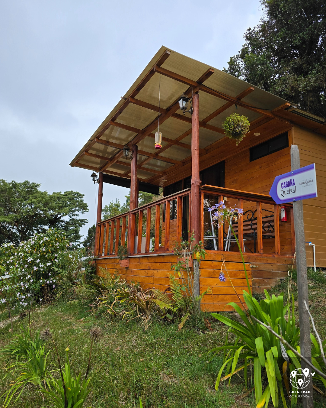 Holzhütte "Quetzal" auf dem Cerro de La Muerte, Costa Rica
